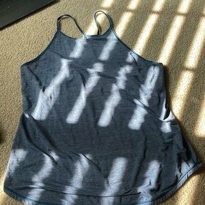 Lululemon Blue Sphagetti Shirt - No Tag Listed